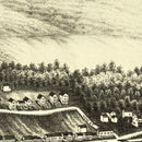 Vintage Map of Blackinton, Massachusetts 1889