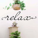 Relax Metal Wall Art