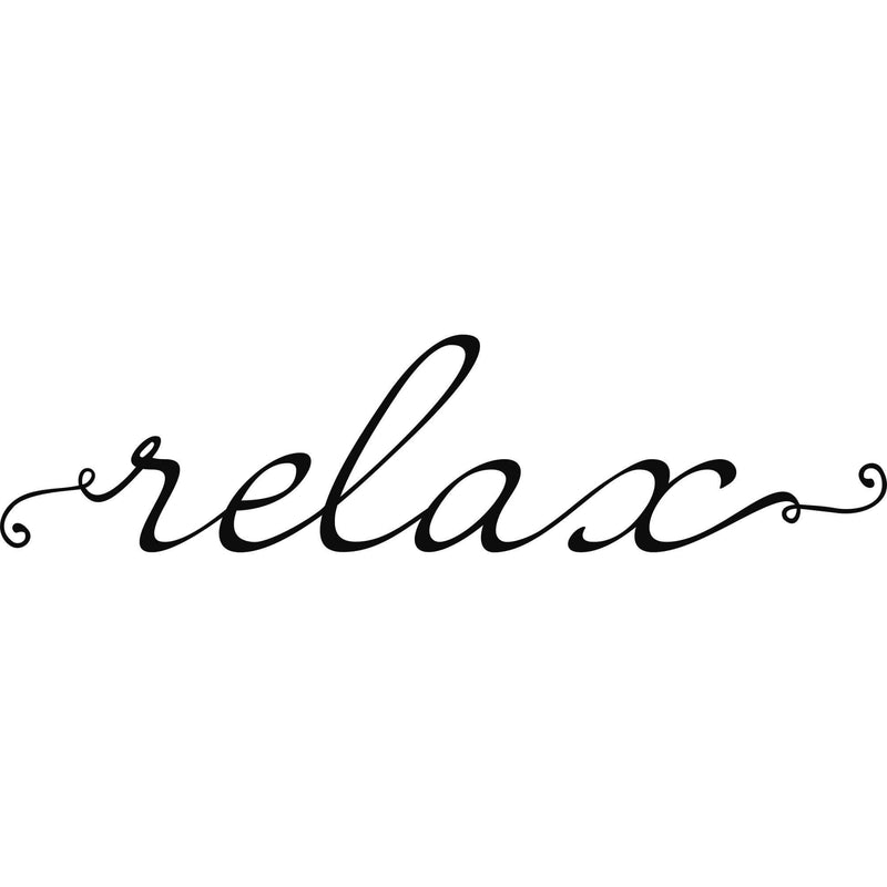 Relax Metal Wall Art