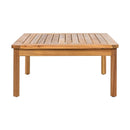 Outdoor 5-Piece Acacia Wood and Rope Patio Sofa Set