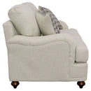 Anderson - 2 Piece Cushion Back Living Room Set - Gray by HouseOfZazla