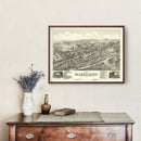 Vintage Map of Palmer, Massachusetts 1879