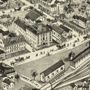 Vintage Map of Palmer, Massachusetts 1879