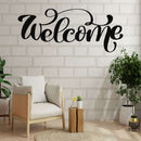 Welcome Metal Wall Art
