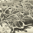 Vintage Map of Pigeon Cove, Massachusetts 1886