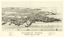 Vintage Map of Pigeon Cove, Massachusetts 1886