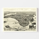 Vintage Map of Onset Bay Grove, Massachusetts 1885
