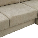 L-Shaped Modular Sofa With Double Layer Cushion by HouseOfZazla
