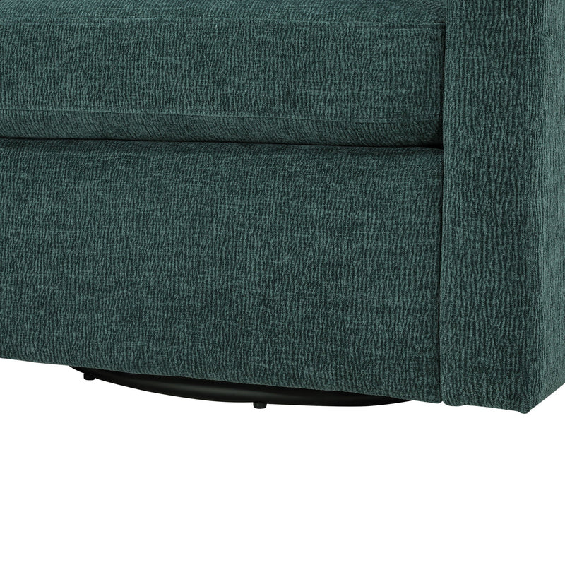 Sutton - Swivel Barrel Chair - Peacock, photo 7 of 13