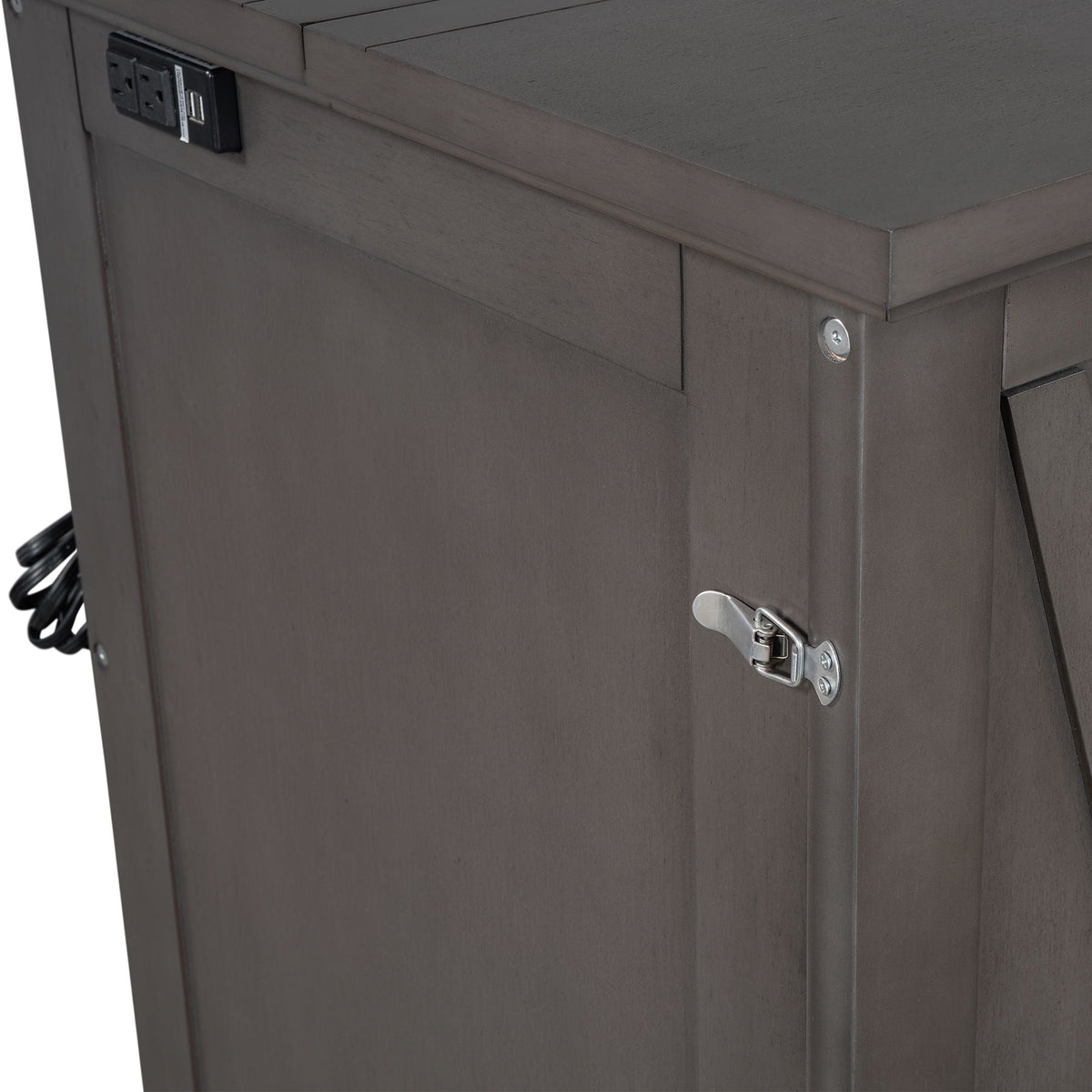Murphy Bed Chest Cube Cabinet With Charging Station And Large Storage Drawer, photo 13 of 22