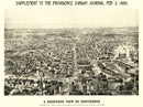 Vintage Map of Providence, Rhode Island 1895