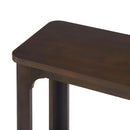 Console Table With Open Arch Cutouts For Living Room Hallway - Espresso by HouseOfZazla