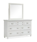 Charleston - Drawer Dresser With Landscape Mirror by Unique Piece Furniture