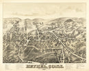 Vintage Map of Bethel, Connecticut 1879