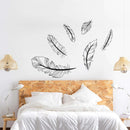 Feathers Metal Wall Art
