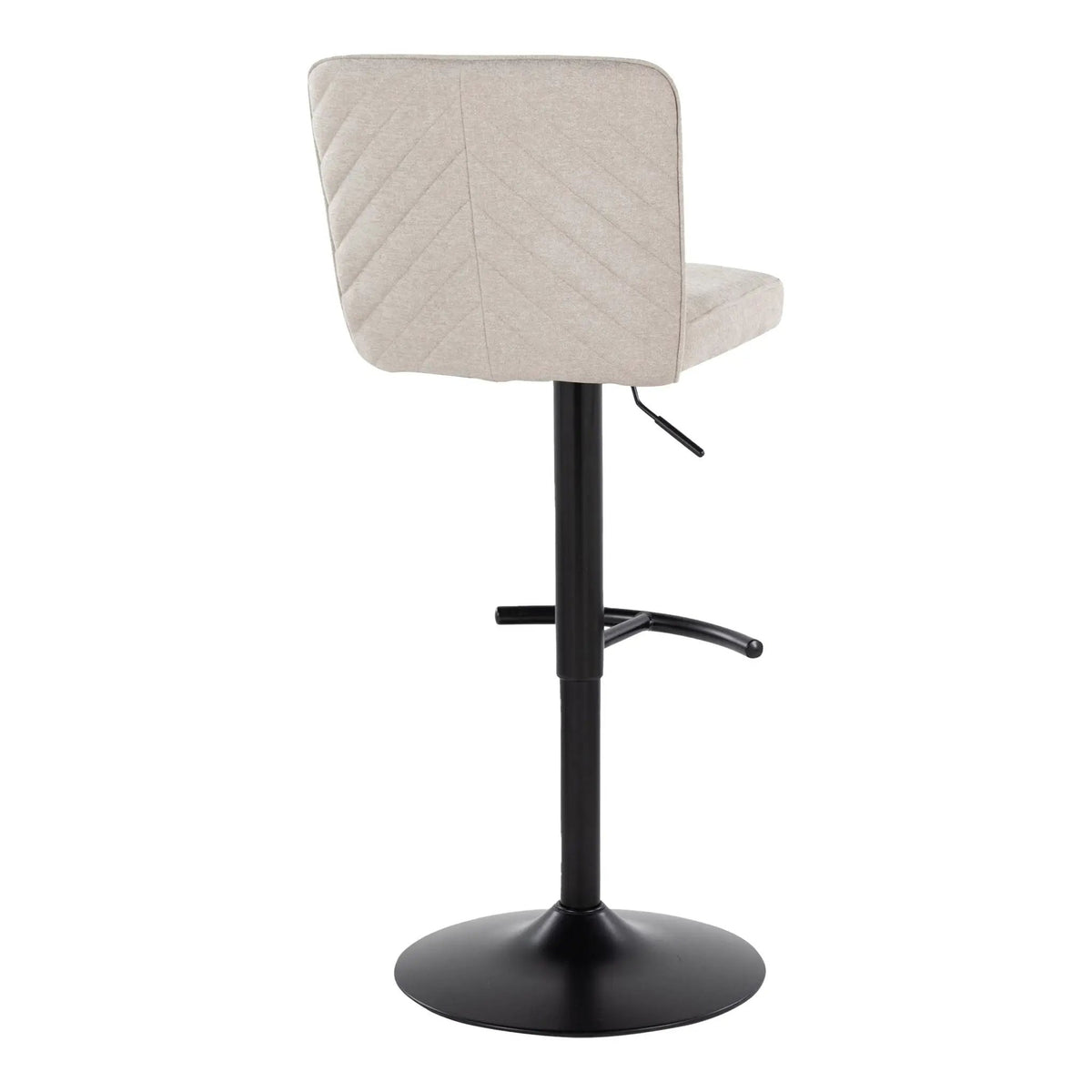 Henry - Contemporary Adjustable Barstool & Swivel With Rounded T Footrest (Set of 2), photo 8 of 12