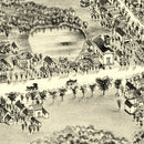 Vintage Map of Madison, Connecticut 1881