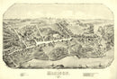 Vintage Map of Madison, Connecticut 1881