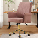 Ergonomic Mid-Back Office Chair With Striped Fabric by HouseOfZazla