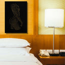 Woman Silhouette Metal Wall Art