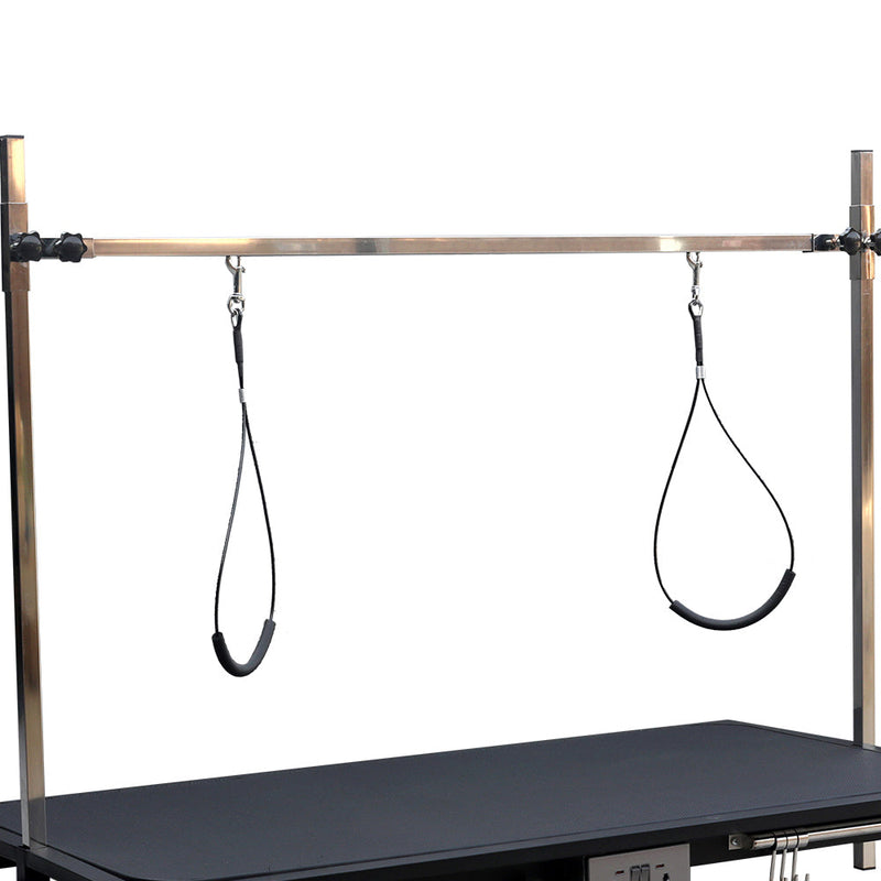 electric pet grooming table, 110V/220V professional groomer recommend super Deluxe electric pet grooming table, 110V/220V professional groomer recommend height adjust from 8 up to 36inch BLACK COLOR