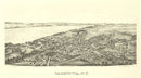 Vintage Map of Cazenovia, New York 1890