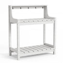 Potting Benches for Outside, HDPE Garden Potting Table with Storage by HouseOfZazla