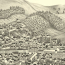 Vintage Map of Chatham, New York 1886
