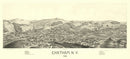 Vintage Map of Chatham, New York 1886