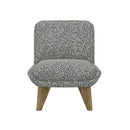 Armless Accent Chair - Dark Navy by HouseOfZazla