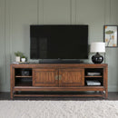 TV Stand Console, For TVs Up To 85", 2 Tone - Brown by HouseOfZazla