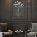 Vase Metal Wall Decor
