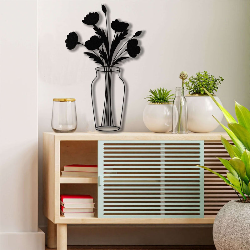 Vase Metal Wall Decor