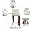 Shubert - Barstool - Ivory by HouseOfZazla