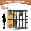 GO Large Cat Catio 4 Tiers Cat Enclosure for Outdoor Cats