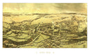 Vintage Map of Quincy, Massachusetts 1878