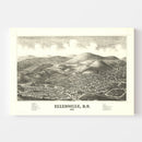 Vintage Map of Ellenville, New York 1887