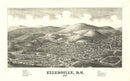Vintage Map of Ellenville, New York 1887