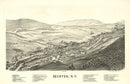 Vintage Map of Hunter, New York 1890