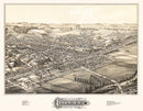 Vintage Map of Ilion, New York 1881