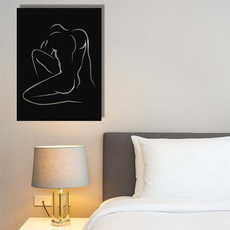 Male Silhouette Metal Wall Art
