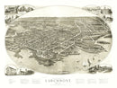 Vintage Map of Larchmont, New York 1904