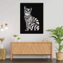 Cat Metal Wall Art