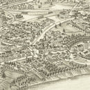 Vintage Map of Mechanicville, New York 1880