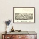 Vintage Map of Middleville, New York 1890