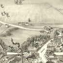Vintage Map of Middleville, New York 1890