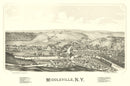 Vintage Map of Middleville, New York 1890
