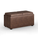 Avalon - 5 Piece Storage Ottoman, Contemporary by HouseOfZazla