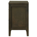 Clement - 2 Drawer Nightstand Bedside Table - Espresso by HouseOfZazla