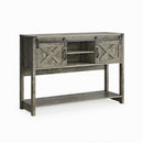 Farmhouse Entryway Table With Sliding Barn Door by HouseOfZazla